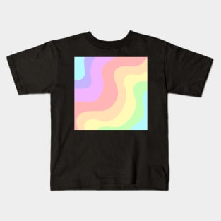 Pastel rainbow Kids T-Shirt